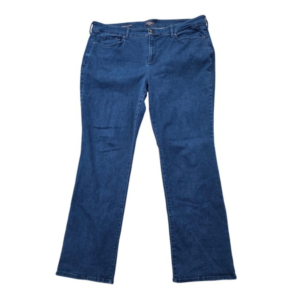 NYDJ Marilyn Straight Jeans Dark Wash Womens Size 22W Lift Tuck Technology‎